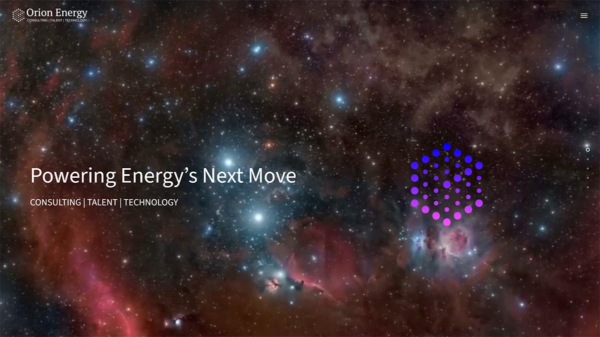 Desarrollo de Sitio Web para Orion Energy Consulting